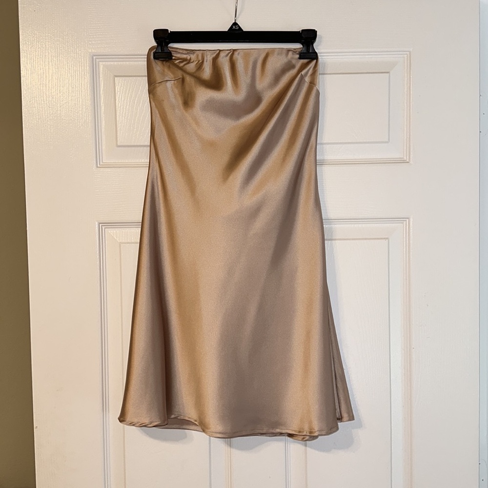 Sage & Paige Barbie Mini Dress Champagne - Picture 7 of 8